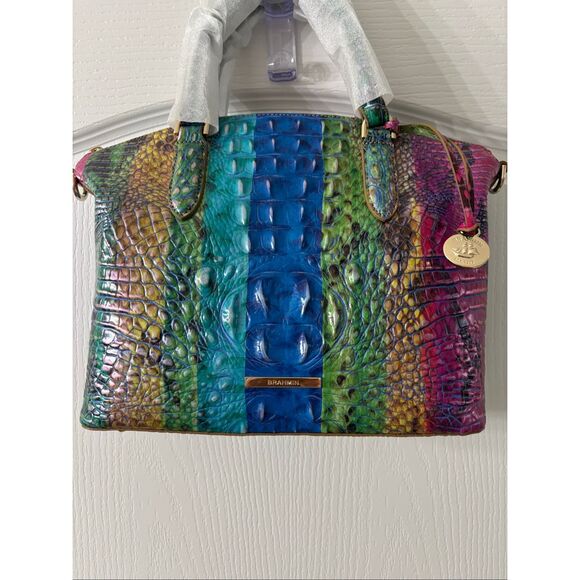 NWT Brahmin Duxbury Satchel Multi Lightwave Melbourne - Picture 5 of 6